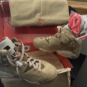 Air Jordan Retro 6 - Travis Scott - Cactus Jack - Kaki